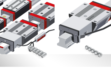 Analog or Digital Magneto Resistive with Rollers or Balls